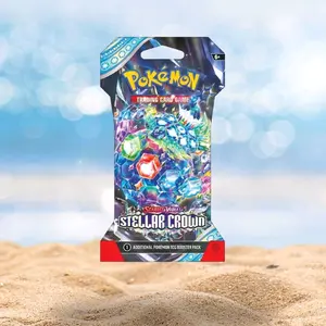 1 - Pokemon Stellar Crown Sleeved Booster Pack - SV07: Stellar Crown