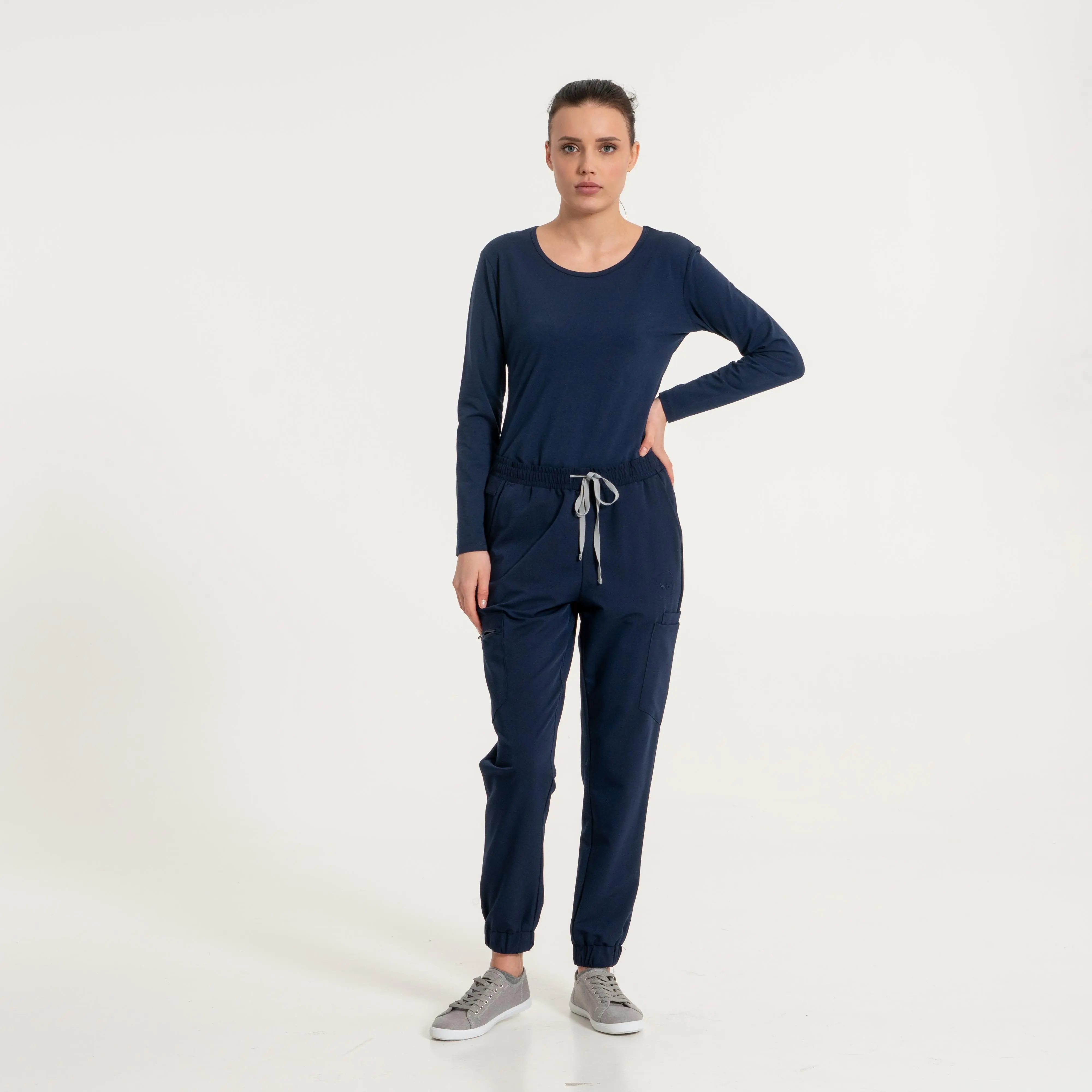 Womens Modern Second Skin Underscrub Longsleeve T-shirt Cotton Comfort