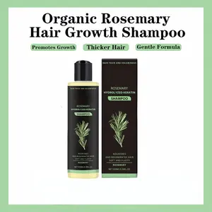 【2spc】Rosemary Hair Growth Shampoo - Promotes hair health, controls oil and dandruff, soothes scalp irritation, regenerates hair, suitable for men and women with hair loss and thinning hair, and restores luster! (100 ml)