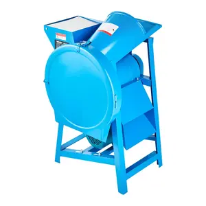 VEVOR Steel Frame Straw Cutting Machine, 2200W Power 220V QD-0.5 Model, Dual Feeds Corn Stalks Hay Chopper, 1719lbs/h Capacity for Livestock Farms