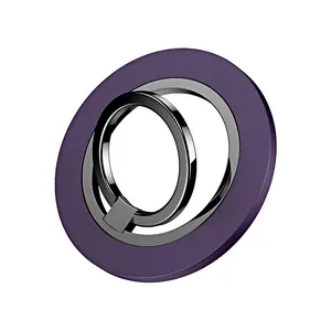 Magnetic 360 Degree Rotating Stand, Metal Material, Compact Design, Ultra-Lightweight, Strong Magnetic Force, Mechanical Bearing, Magnetic Smartphone Holder