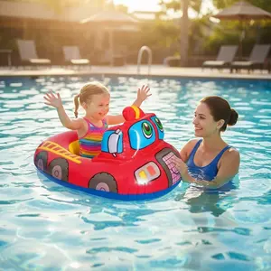 Safe Inflatable Toddler Swimming Ring Boat! Ultimate Fire Truck Kids Pool Float  Perfect Water Toy for Boys & Girls. Make a splash at summer pool parties!  Grab yours today! #PoolToys #SummerFun chair floating