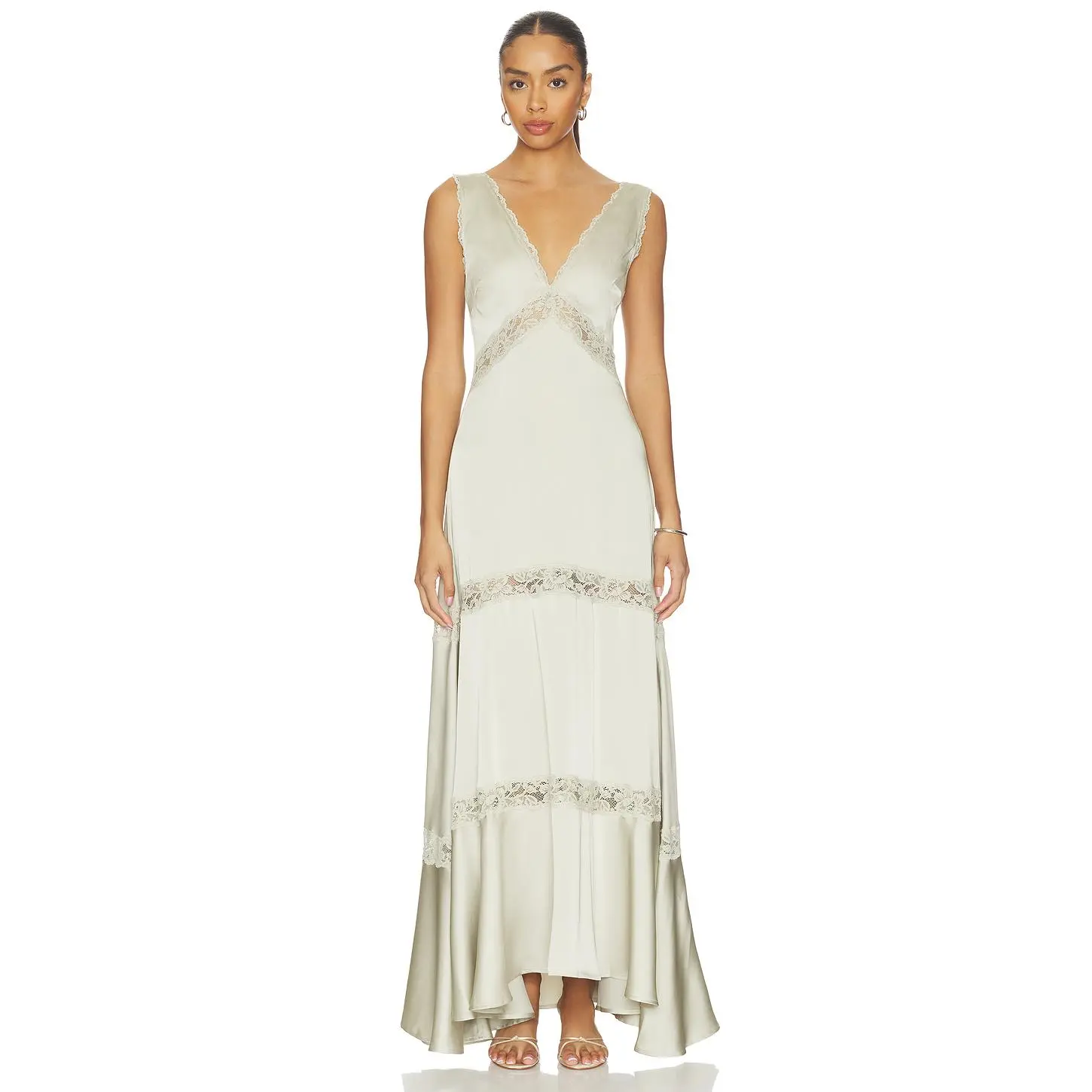 Tularosa Claire Maxi Dress in Sage