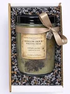 The Deeply Tortured Archive Candle Collection: Hollow-Hour Writing Desk