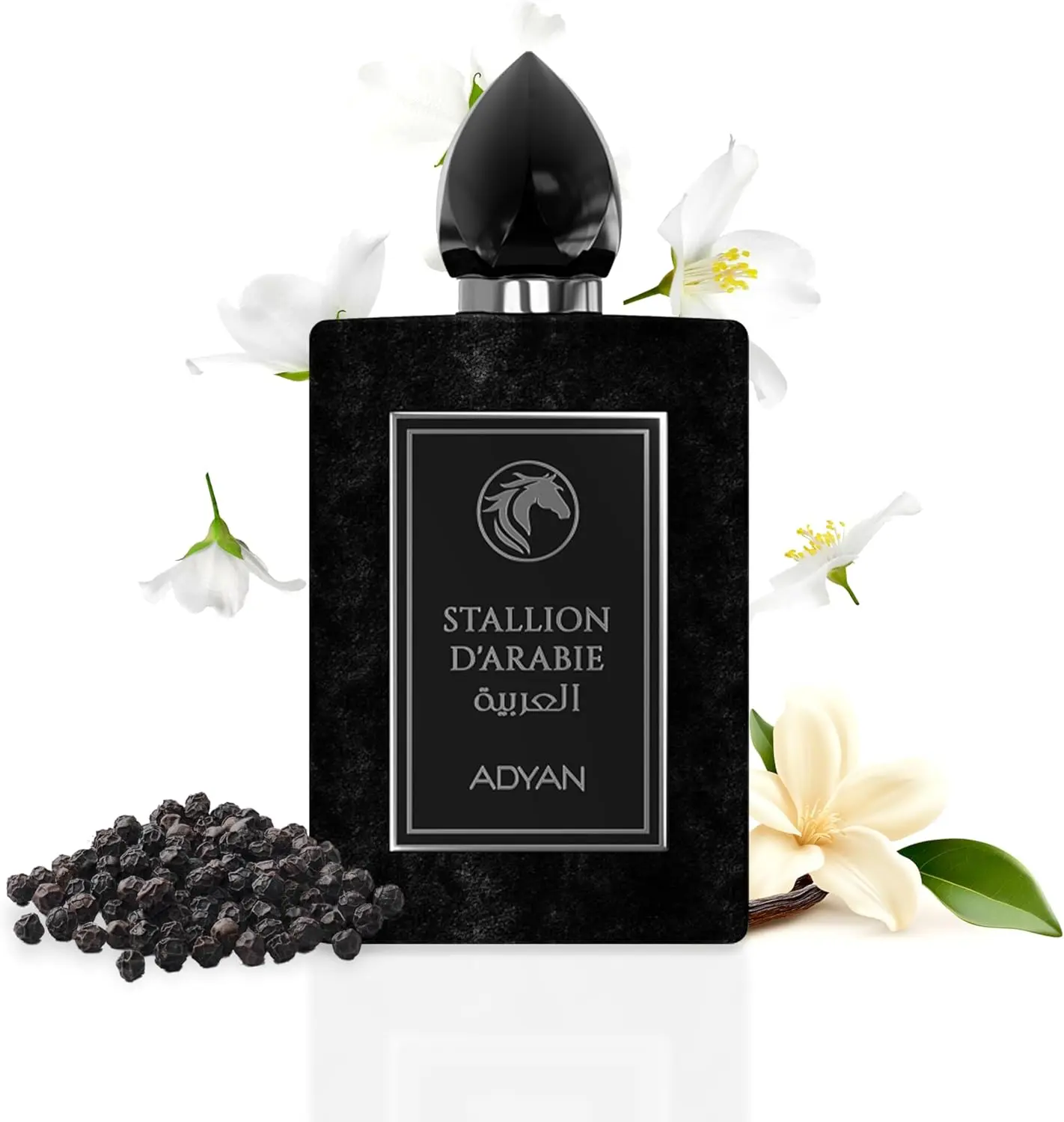 ADYAN Stallion D'Arabie Extrait De Parfum 100 ML - Bold & Sophisticated Fragrance with Black Pepper, Lavender, & Vanilla Notes