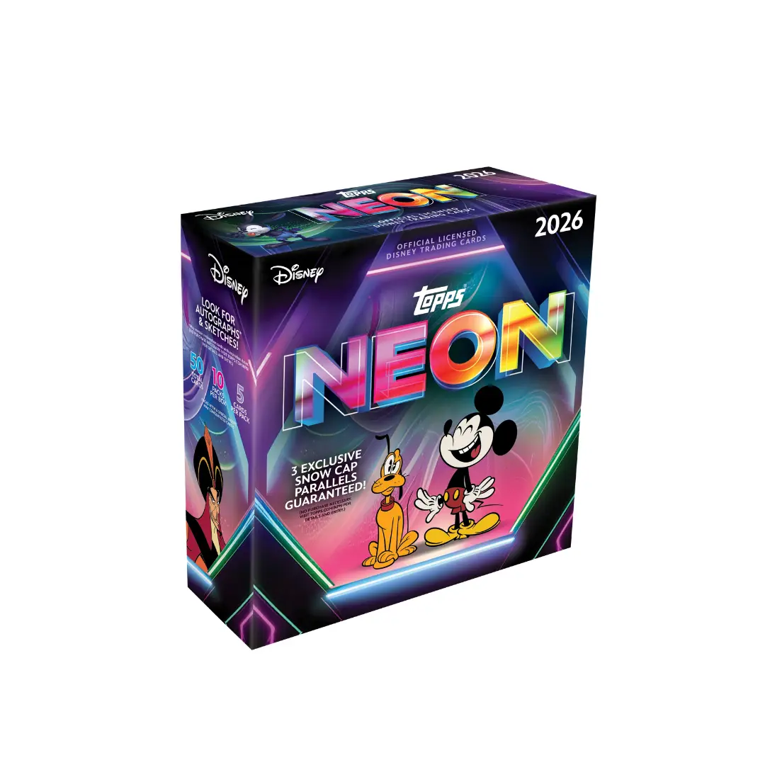 2026 Topps Neon Disney Mega Box