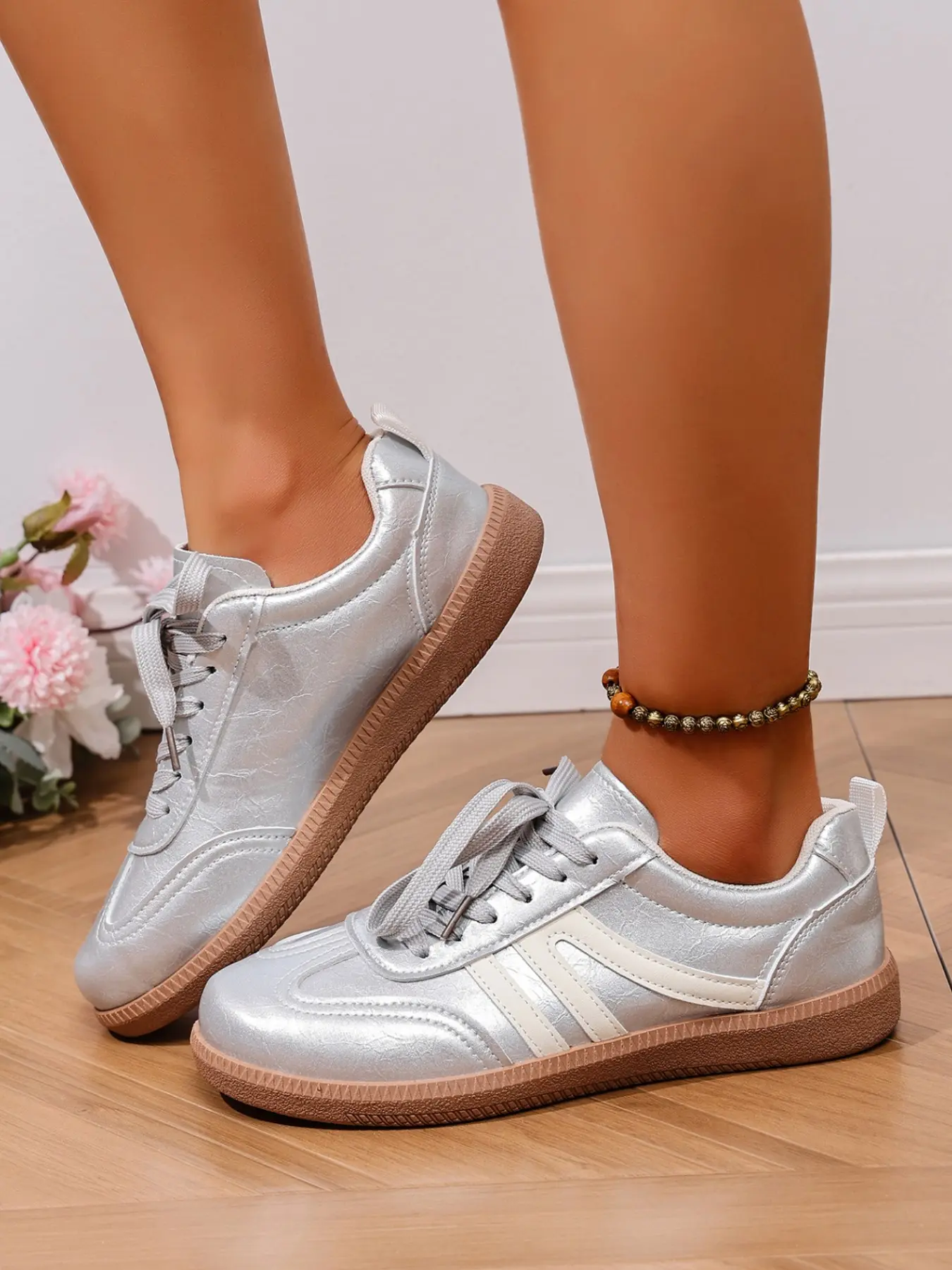 Women's Summer Casual Sneakers, Trendy Flat Sports Shoes, Retro Versatile Athletic Footwear, New Arrival Fashion Trainers
