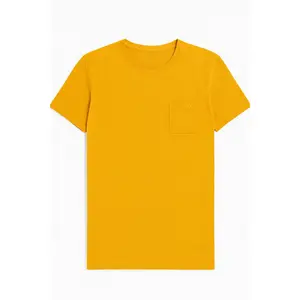 LX Pocket Logo Tee - Mustard Yellow