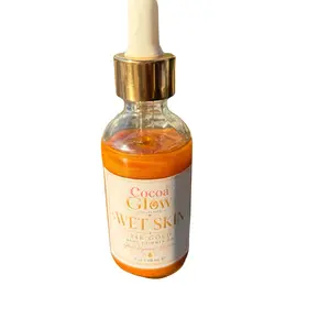 Cocoa Glow Collection Wet Skin 24K Gold Glow Body Shimmer Oil – Hydrating Body Glow Oil