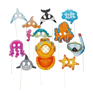 Sea Life Photo Stick Props- 12 Pc.
