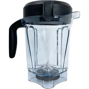 Blender Pitcher 64oz Low-Profile, Compatible with 750 5300 5200 5000 7500 6300 Vm0102 Vm0103 Vm0197 E310 G/Classic C/Explorian/Commercial series etc