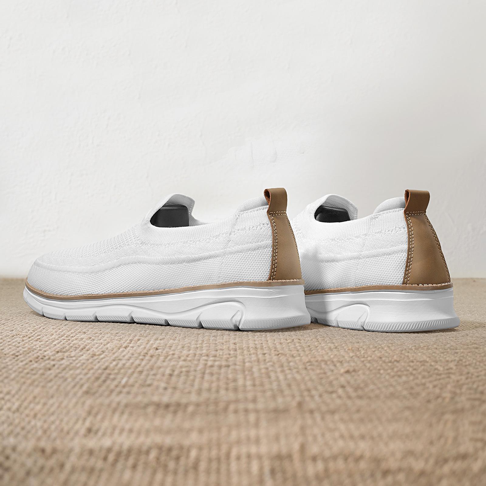 New men’s casual low top shoes fashionable driving moccasins and flat sneakers that are lightweight, breathable, and comfortable for everyday wear and running. Perfect for students and outdoor sports. Closed Trainer Boy Training Runner Athletic Footwear