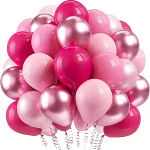Metal Balloon Decoration Set, Metallic Latex Balloons, Perfect for Birthdays, Anniversaries, Weddings, Durable and Stylish Design, Adds Sparkle to Celebrations