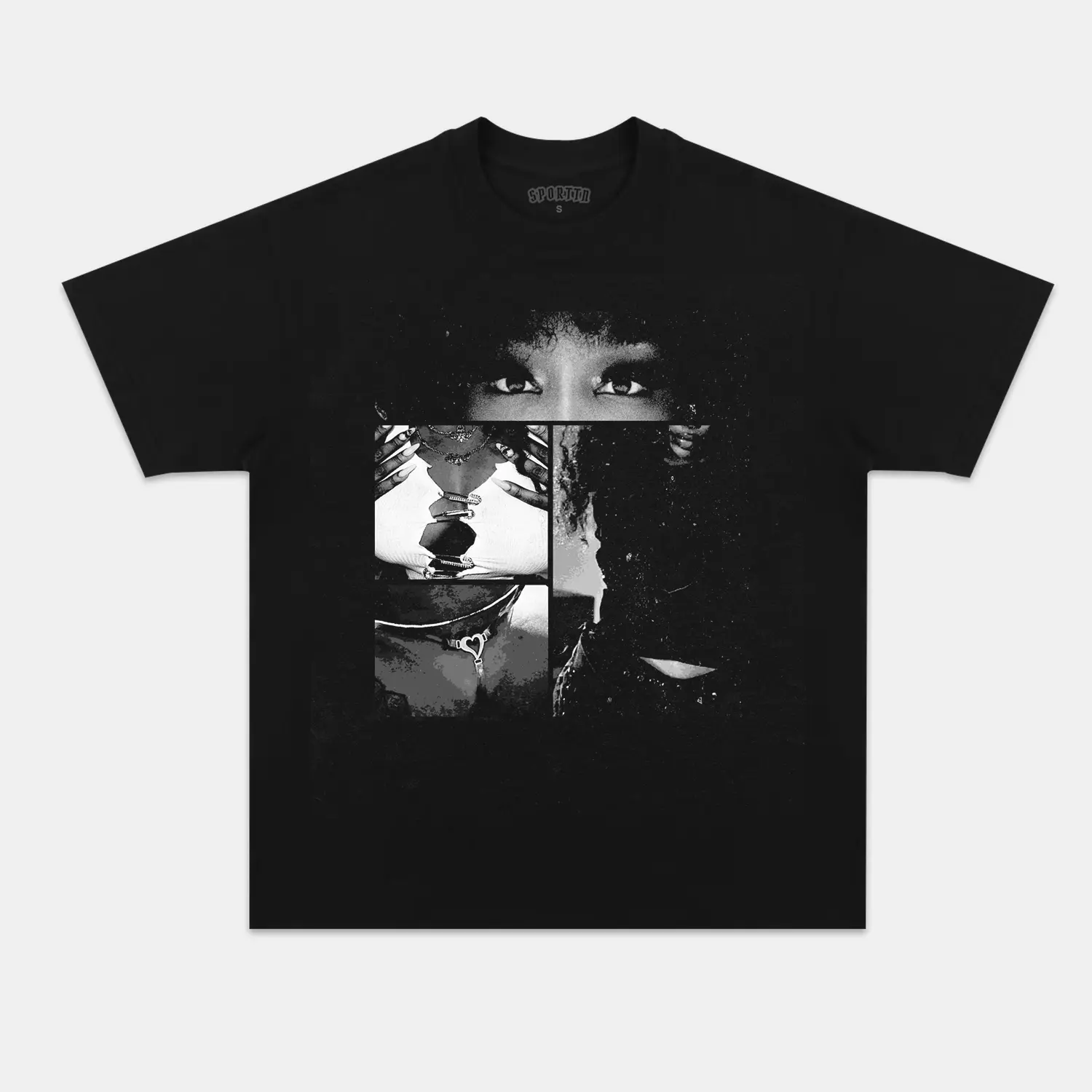Sz@ Eeysees Tee T-shirt Vintage Rap Hip Hop Music Unisex T-shirt Creewneeck Madee Using 100% Us Cotton & Printeed In Thee Usa