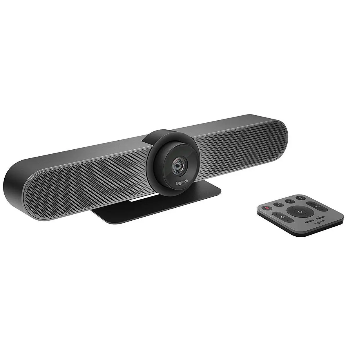 Logitech MeetUp Compact 4K HD All-in-1 Conference Camera with Remote Control, for Huddle Rooms & Computers, Office Conference Video & Audio Device