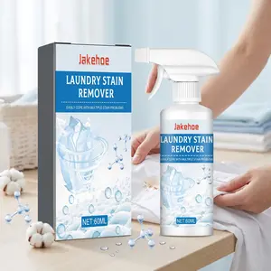Jakehoe Clothes Cleaner, Powerful Stain Remover Liquid, Gentle on Fabrics, Color Protecting, Machine & Hand Wash Friendly, Odor Eliminator