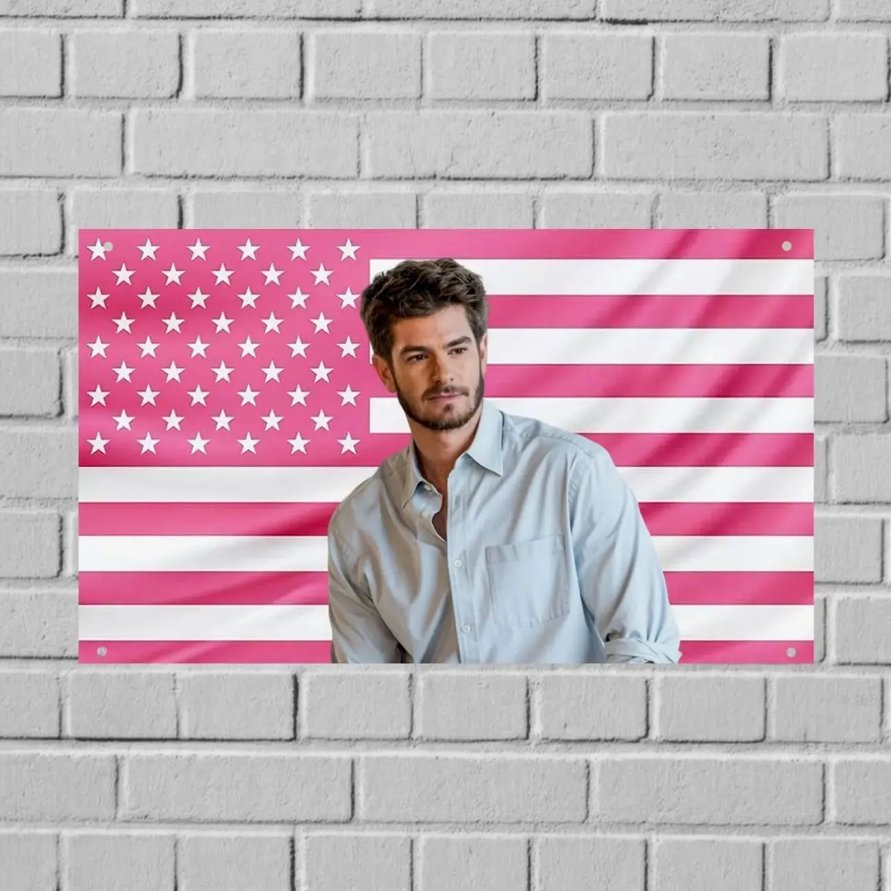 Andrew Garfield US Wall Tapestry – Actor Flag, Movie Room Decor Banner