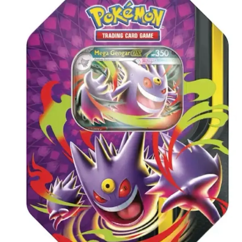 Pokémon GENGAR Tin 4 packs in tin assorted