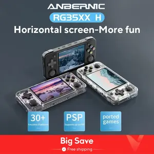 ANBERNIC RG35XX H Handheld Game Console Linux 3.5 inch IPS Screen H700 Retro Video Games Player 3300mAh 64G 5528 Classic Games