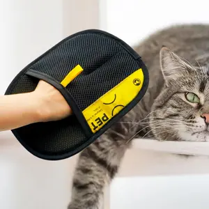 Pet Static Hair Removal Glove, Pet Hair Cleaning Glove, Pet Hair Removal Tool, Dog & Cat Grooming Supplies