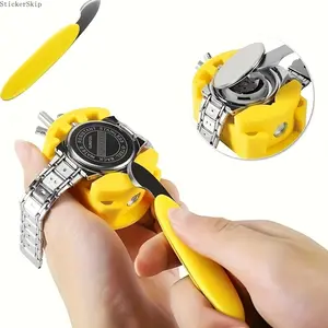 2026 New 4Pcs Watch Back Removal Tool Kit, FC005 Pry Style Case Opener, Durable Portable Repair Set for Watch Back Opening and Battery Replacement, Ideal for Watchmakers and Daily Household Maintenance