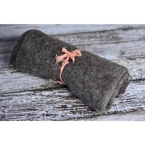 Wool Wrap - Dark Brown