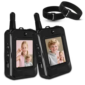 Video Walkie Talkies for Kids, 2 Pack Handheld Rechargeable Video Intercom Kids Walkies Talkies, Indoor Outdoor Toys for Family Games, Outside, Camping, Hiking for Boys Girls Ages 3-12, Birthday Gifts