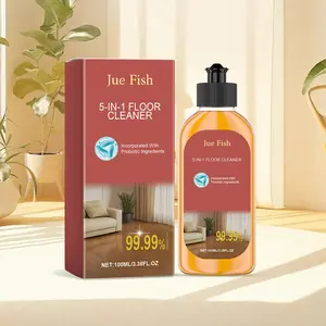 Five-In-One Floor Cleaner for Deep Stains, Polishing, Brightening Effects, Fresh Scented Floor Cleaning Liquid for Home Use