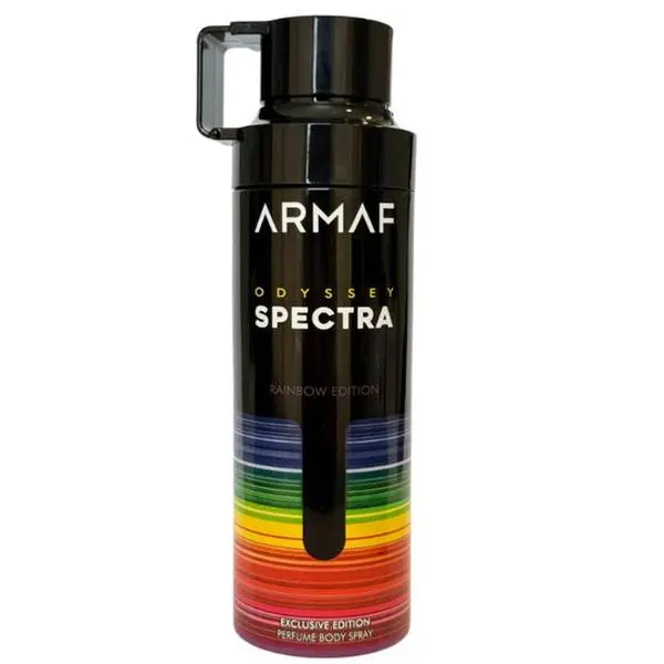 Armaf Odyssey Spectra Rainbow Body Spray - 6.7oz Spray-On Men's Fragrance, Everyday Lightweight Scent, Versatile Single Item for Personal Fragrance Needs, Everyday Fragrance, Fragrant Men's Fragrance