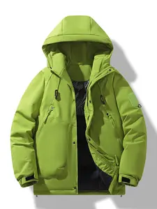 Winter Cotton Jacket Upgrade High-Quality Graphene Down Coat, Trendy Couple Hooded Jacket, Windproof Fleece Men's Outerwear