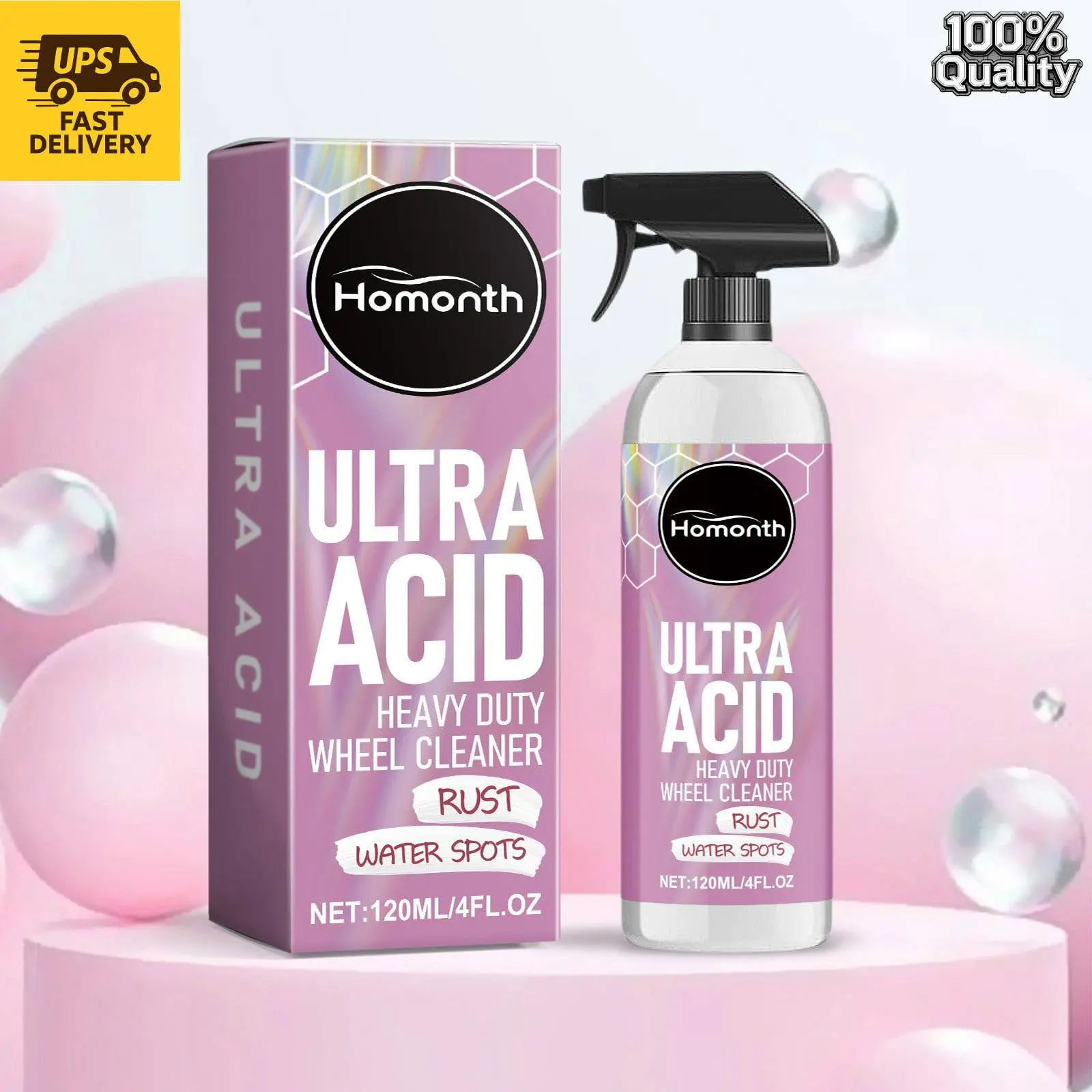 Heavy Duty Wheel Cleaner – Decontamination Anti Aging Dustproof Foam 🧼