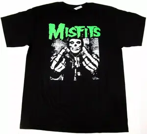 The MISFITS Psycho Fiend Skull Danzig Horror Punk T-Shirt All Colors, Gift for Women Men, Made In USA, US Size S-6XL, 100% cotton, Classic Fit, Unisex T-Shirt