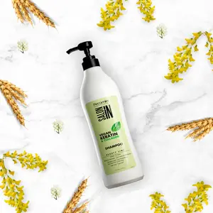 Vegan Keratin & Collagen Shampoo 33.8oz | Hydration, Strength & Shine | Salt-Free, Paraben-Free, Silicone-Free, Cruelty-Free