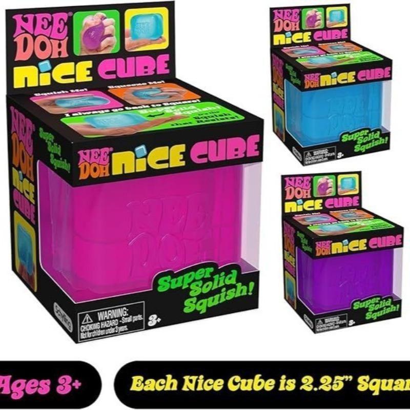 NeeDoh 2026 New Cube Stress Relief Sensory Toy,  Nice Cube Squeeze Plaything, Ice Candy Block Design, Ideal For Anxiety & Stress Management Limited Edition