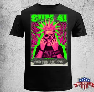 Sum 41 North America Tour 2024 T Shirt Full Size S-5XL