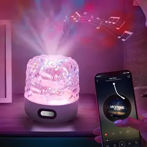 Ocean Themed Light Night Light Projector, 1 Count USB Rechargeable 16 Color Effect LED Light Projector with Remote Control, Home & Outdoor Party Decor
