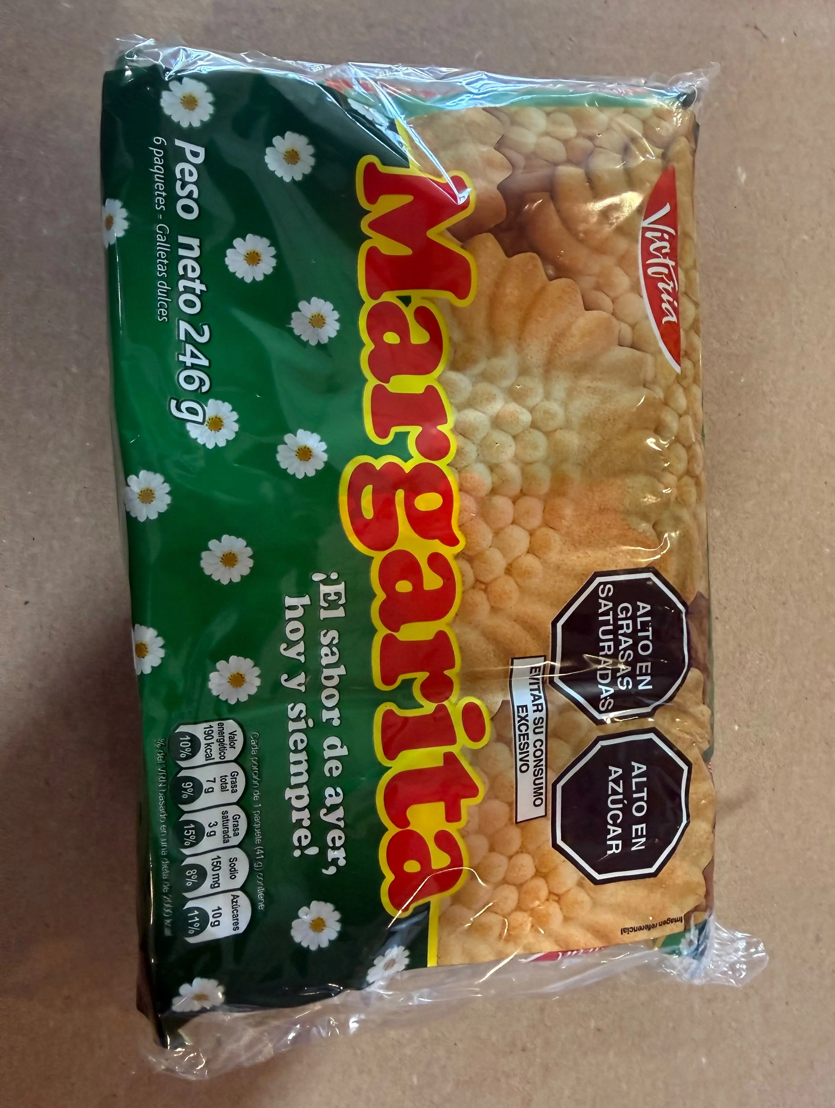 3 packs of Victoria Margarita Cookies – 6 Pack (246g)