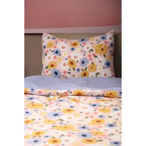 Toddler Floral Print Kids' Comforter - Pillowfort