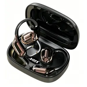 Open Ear Headphones Wireless Earbuds Support 168 Languages No Subscription, Bluetooth 5.4 Stereo Sound Headphones, IPX5 Waterproof Ear Buds, 45H Playtime Lightweight Comfort Wireless Earbuds Fit Sports, Running, Workout