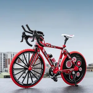 1:8 Scale Diecast Alloy Elbow Racing Bike Miniatures Motorcycles Simulation Model, Collectible Toy, Decorative Ornament, Sliding Play Vehicle