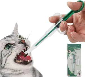 QIYADIN Cat Pill Shooter Pet Piller Gun Dog Pill Shooter Cat Tablet Soft Tip Syringe Pet Medical Feeding Dispenser Tool for Small Animal