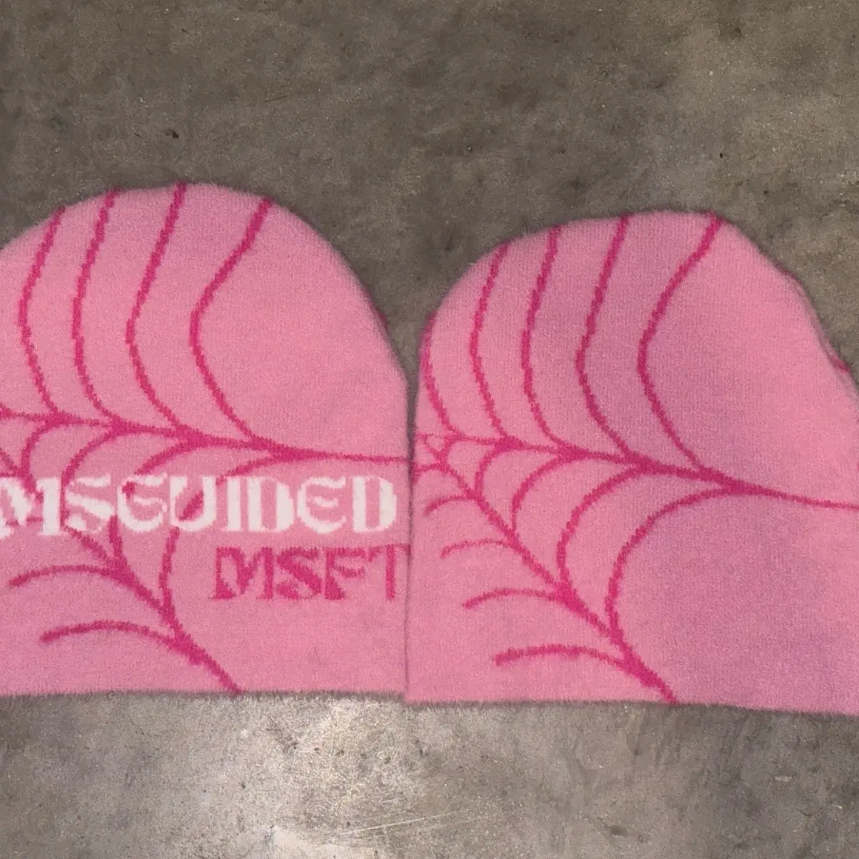 Mohair Beanie pink