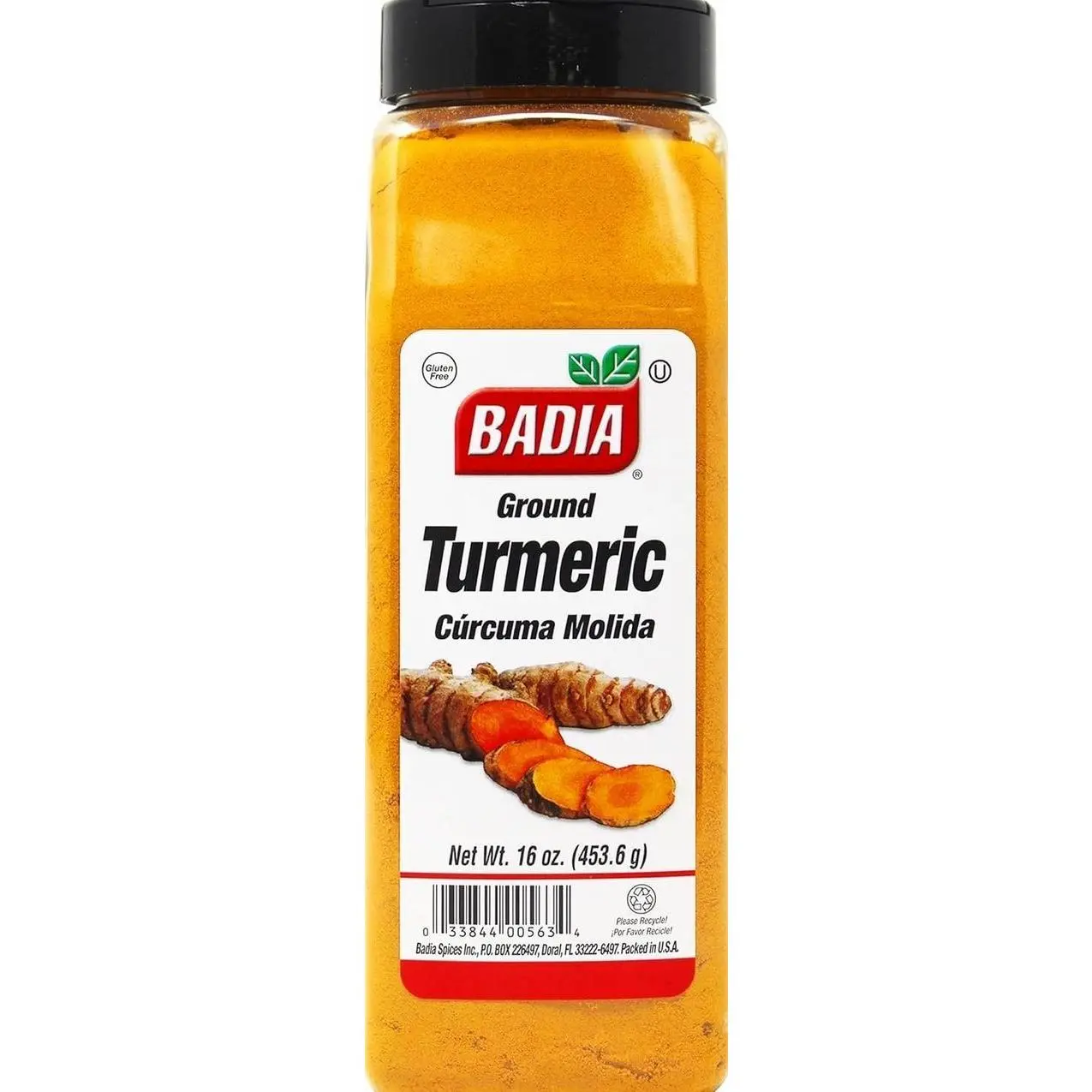 Ground Turmeric Powder, 16 oz - Premium Curcuma Seasoning for Cooking, Golden Flavor & Rich Aroma