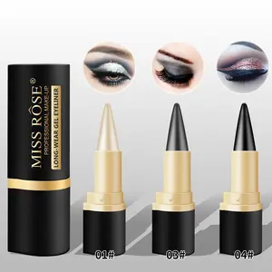 Waterproof Gel Eyeliner, 2 Counts Long Lasting Matte Eyeliner, Quick Drying Eyeliner Pen, Professional Daily Makeup Accessories, Christmas Gift, Eyeliner Tool, Cosmetics, Longwear Eyeliner, Eye Makeup Product