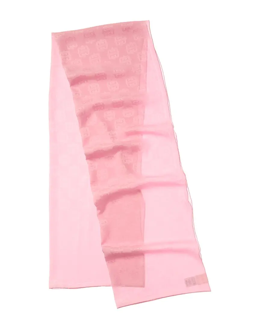 Givenchy 4G Logo Silk Scarf
