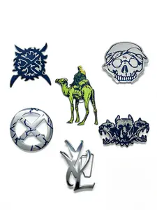 Dark Subculture Stainless Steel Belt Buckle, Trendy Youth Fashion Accessory, Unique Design for Clothing Bloggers