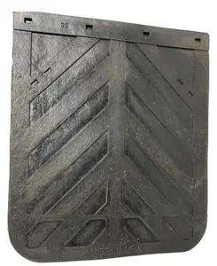 #24C Chevron Mudflaps - 1/4" Thick Rubber PAIR - 24 x 24"