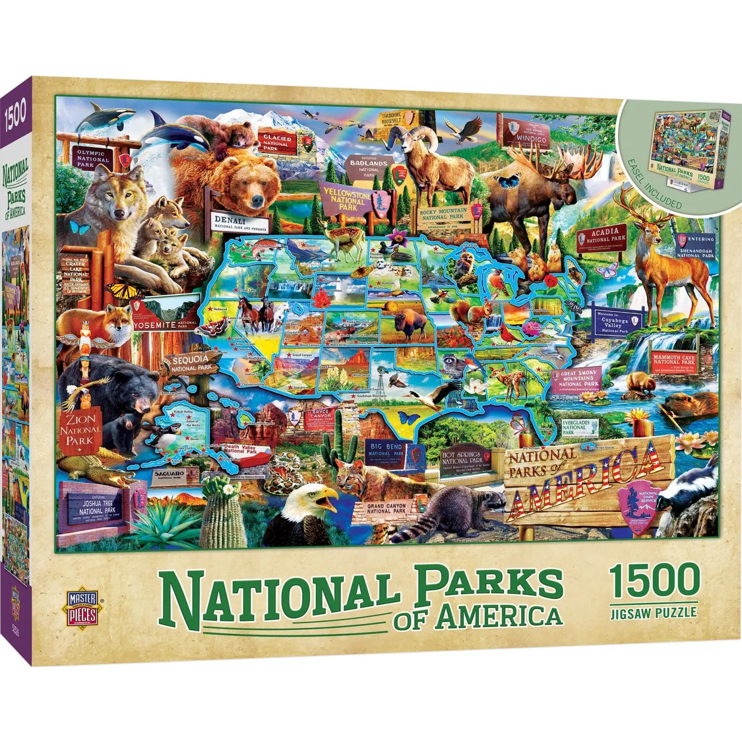Signature - USA National Parks 1500 Piece Jigsaw Puzzle