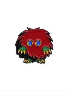 Cartoon Monster Design Brooch, Cute Alloy Badge for Daily Clothing Decor, Trendy All-match & Exquisite Brooch for Birthday Gift, Flower Brooch