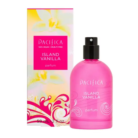 Pacifica Island Vanilla Spray Perfume 50ml - 100% Vegan, 100% Cruelty Free, Ideal for Fragrance Lovers